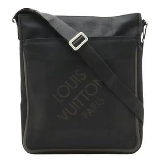 Louis Vuitton Vintage, unisex, Zwart, ONE Size, Pre-owned Damier Geant Schoudertas
