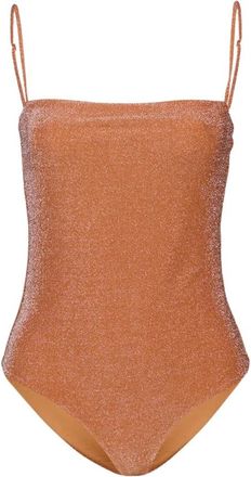 Johanna Ortiz Shiny Iconography Onepiece - Dames - Badpakken - Oranje - L - Nylon - Badmode