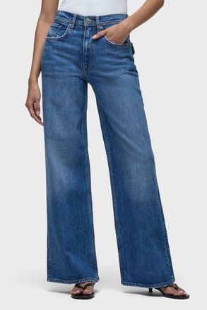 Hudson Jodie Flap Pocket Loose Wide Leg in Glee at Nordstrom, Size 32