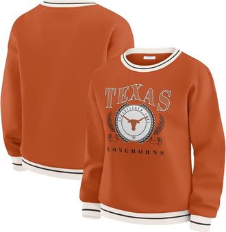 WEAR by Erin Andrews Womens WEAR by Erin Andrews Texas Orange Texas Longhorns Seal Sweatshirt in Burnt Orange at Nordstrom, Size Xx-Large