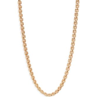 Nordstrom Square Link Chain Necklace in Gold at Nordstrom
