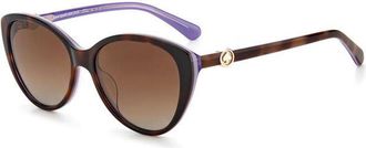 Kate Spade New York Visalia/G/S Asian Fit 086/LA Womens Sunglasses Tortoiseshell Size 55
