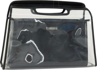 Gucci Pre-owned Handbags, female, Black, Size: ONE SIZE Pre-owned Vinyl Handbag