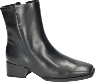 Gabor Elegante Stiefelette - Dames - Enkellaarsjes - Zwart - 36 EU - Leer - Schoenen