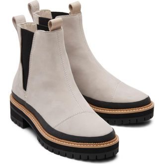 Toms Dakota Water Resistant Chelsea Boot in Natural at Nordstrom Rack, Size 7