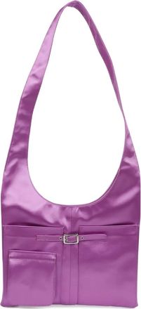Gimaguas Blanca satin shoulder bag - Viola