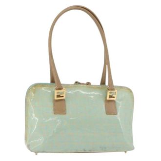 Fendi Pre-owned Handbags, female, Green, Size: ONE SIZE Pre-owned Zucchino Handbag
