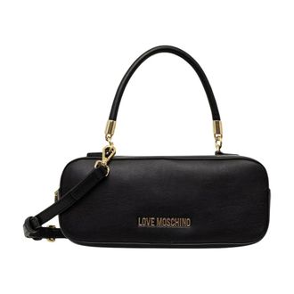 Love Moschino Baguette Tas - Dames - Tassen - Zwart - Maat: ONE Size Leer