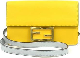 Fendi Pre-owned Crossbody Bag - Dames - Vintage Schoudertas - Geel - ONE Size - Vintage