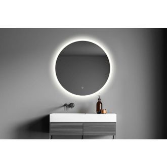 Bathstage Bathstage - 68103 Espejo Led Retroiluminado Redondo 80 Cm Color &Aacute;cido - Ref: Bs-68103