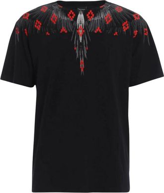 Marcelo Burlon T-shirts - Heren - T-shirts - Zwart - M - Katoen - Tops