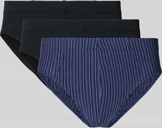 Schiesser Slim Fit Slips mit elastischem Bund im 3er-Pack in Black, Gr&ouml;&szlig;e XXL