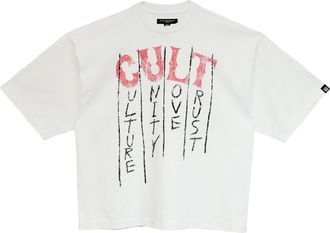 Cult of Individuality BOXY FIT SHORT SLEEVE CREW NECK TEE C. U.L. T
