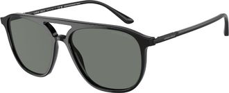 Giorgio Armani AR8179F Asian Fit 5001/1 Mens Sunglasses Black Size 56