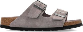 Birkenstock Sandali Arizona in pelle scamosciata - Grigio