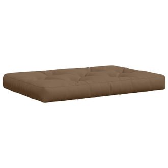 vidaXL Coj&iacute;n Para Pallet Vianen 100% Poli&eacute;ster Gris Topo Vidaxl