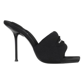 Alexander Wang Alexander Wang, Heeled Mules, female, Black, Size: 10 US Julie Knit Mule Sandal