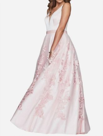 Faviana Ball Gown In Pale Pink