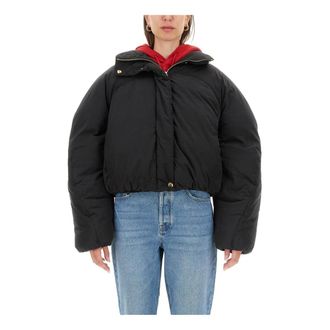 Jacquemus Winter Jackets, female, Black, Size: XS La Doudoune Courte Caraco