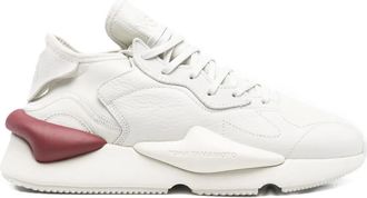 Yohji Yamamoto Sneakers Kaya con inserti in pelle - Bianco