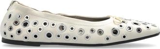 Golden Goose Leren balletflats - Dames - Ballerinas - Wit - 38 EU - Leer - Schoenen