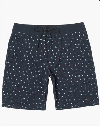 Rvca Mens Va Boardshort In Black