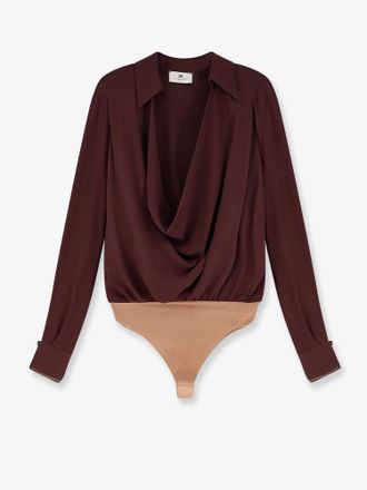 Elisabetta Franchi Camicia Body in viscosa - ELISABETTA FRANCHI - gender_Woman