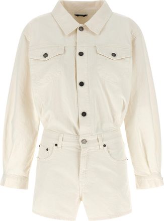 Haikure Elle Authentic Lax Tute Intere Bianco-Donna