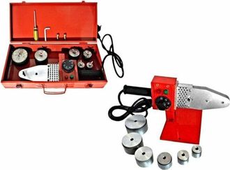 Trade Shop Trade Shop - Polifusore Saldatore Per Tubi In Polipropilene 800 Watt Con Accessori 6 Matrici