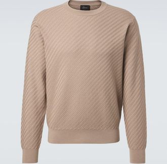 Brioni Cotton, silk, and cashmere sweater