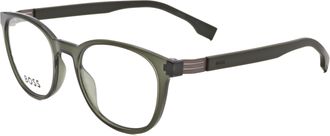 HUGO BOSS Mens 52 mm Green Opticals