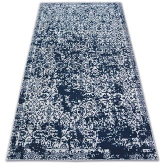RugsX Rugsx - Alfombra Sense Micro 81260 - Vintage Blanco/azul Blue 120x170 Cm