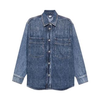 Liu Jo Camicia Oversize in Denim - - Blouses & Shirts - Donna - Blu - S