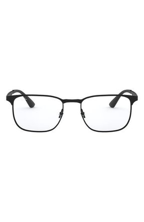 Ray-Ban 54mm Optical Glasses in Black at Nordstrom