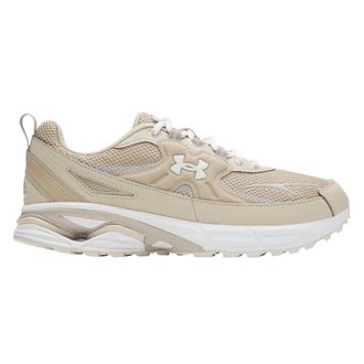 Under Armour Dames Apparition Tech Logo Leren Sneakers (Bruin)