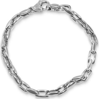 Pompeii3 Mens Square Link 14k Gold (25gram) or Platinum (40gram) 5.5mm Bracelet 8.5