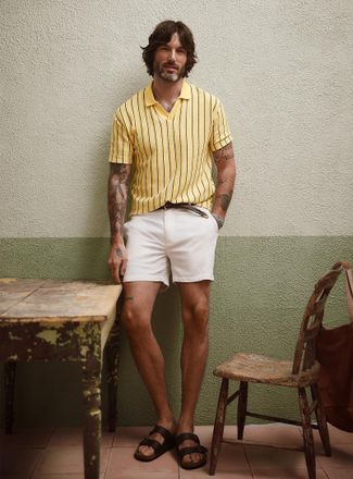 Le 31 Mens Stretch chino short Inseam: 5
