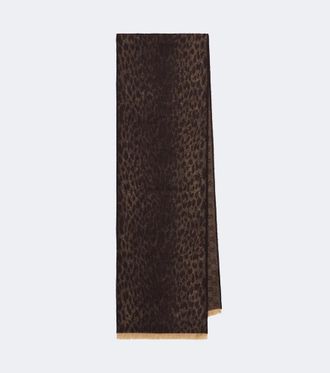 Gucci Sciarpa GG in lana jacquard