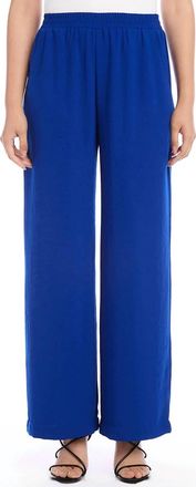 Karen Kane Rebecca Wide Leg Pants In Royal Blue