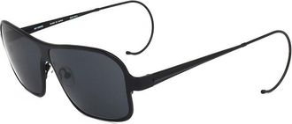 Linda Farrow RAF SIMONS RAF19 C3 Mens Sunglasses Black Size 54