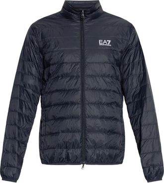 Emporio Armani Giacca trapuntata con zip - Blu