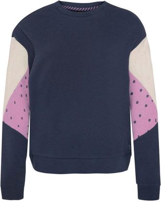 Protest Longsweatshirt PROTEST Pullover NXGSHAUN, Damen, Gr. L, blau (deep seablau), Obermaterial: 80% Baumwolle CO. 20% Polyester PES., Sweatshirts Longsweat