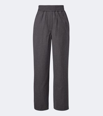 Jacquemus Pinstripe virgin wool straight pants