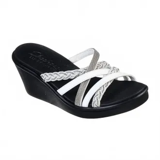 Skechers Womens Rumble On Dreamy Days Sandals In White