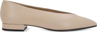 Loro Piana Rebecca ballerina shoes - women - Leather/Suede/Calf Leather - 35.5 - Neutrals