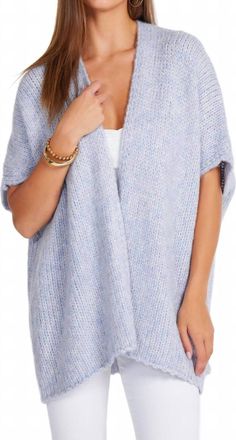 Bishop + Young Cocoon Sweater In Mineral