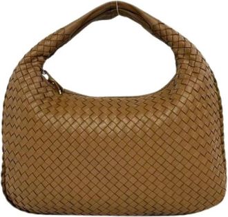 Bottega Veneta Pre-owned Vintage Schoudertas - Dames - Vintage Schoudertas - Bruin - ONE Size - Leer - Vintage