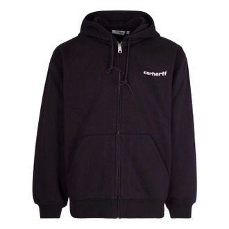 Carhartt Work in Progress Fleece Hood Zip Up Black I036013-89-XX