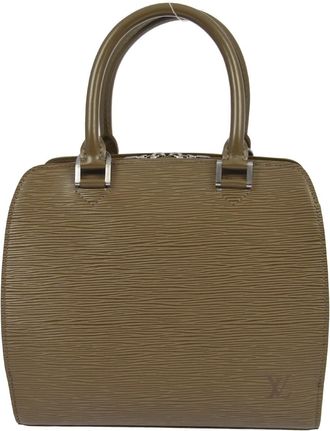 Louis Vuitton Pont Neuf Handbag Epi Leather Brown Leather Handbag (Pre-Owned)