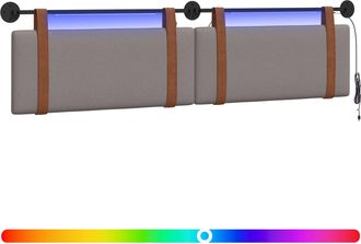 vidaXL Cabecero Colgante Topo Pu Antiguo Vidaxl